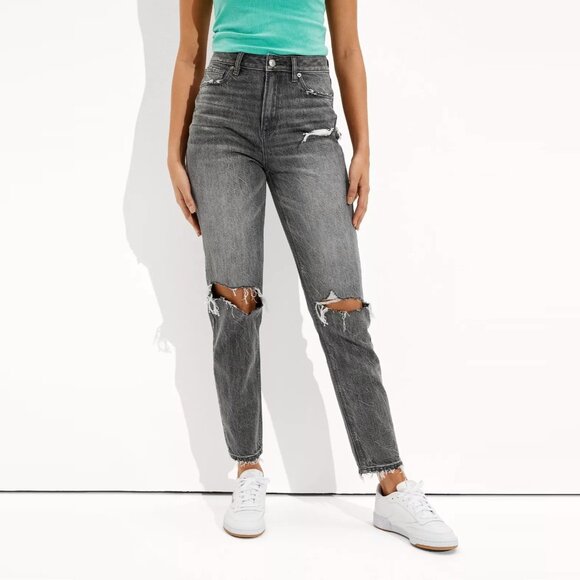 AE Ripped Mom Jean - Picture 1 of 4